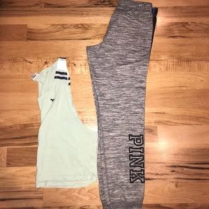Tank top and sweatpants